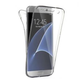 Husa Samsung Galaxy S6 Edge G925 ultra slim 0.3 mm 360° fata-spate transparenta