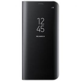 Husa Tip Carte Mirror Clearview Samsung Galaxy J5 2017 Negru