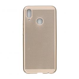 Husa de protectie spate EuroCell Air cu perforatii pentru Huawei P 20 Lite auriu