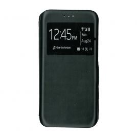 Husa de protectie tip carte s-view EuroCELL 360 de grade pentru Samsung Galaxy J6 Plus negru
