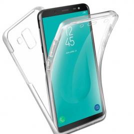 Husa silicon transparent protectie completa 360? (fata+spate) Samsung Galaxy J6 (2018)