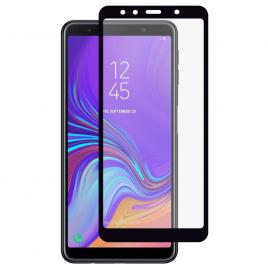 Folie Sticla Full Cover Premium pentru Samsung Galaxy A7 (2018) 5D Full Glue Negru