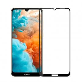 Folie de protectie tempered glass Huawei Y6 2019 / Y6 Prime 2019 3D Full Face Black