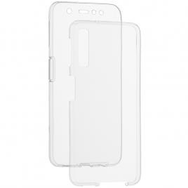 Husa 360 compatibila cu Samsung Galaxy A7 2018 A750 TPU Transparent fata+spate