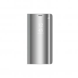 Husa Book Clear View compatibil Samsung Galaxy S8 silver