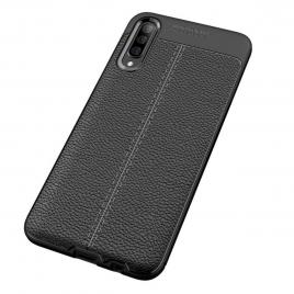Husa Samsung A50 (A505) - Silicon Slim Focus Gekko Litchi Design - NEAGRA
