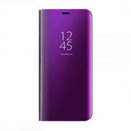 Husa Samsung Galaxy A50 / A30s - Flip Mirror tip Carte Capac translucid Violet