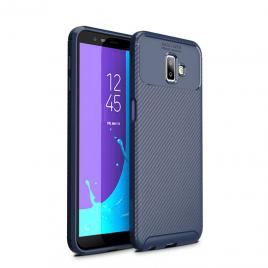 Husa Auto Focus Carbon Pentru Samsung Galaxy J4 Plus J415 - Albastru