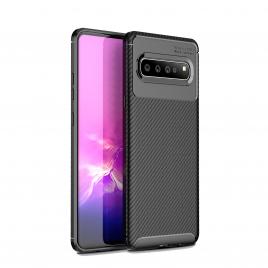 Husa Auto Focus Carbon Pentru Samsung Galaxy S10 G973 - Negru