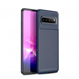 Husa Auto Focus Carbon Pentru Samsung Galaxy S10e G970 - Albastru