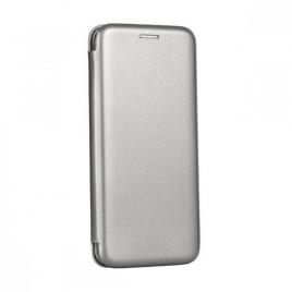 Husa Flip Cover Magnetic Pentru Huawei Y6 Prime 2019 / Y6 2019 Argintiu