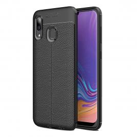 Husa Samsung A30 (A305) - Silicon Slim Focus Gekko Litchi Design - NEAGRA