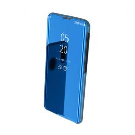 Husa Flip Cu Stand Samsung Galaxy M20 Tip Oglinda Albastra