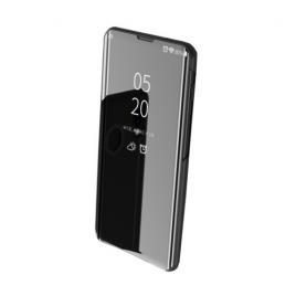 Husa Flip Cu Stand Samsung Galaxy M20 Tip Oglinda Neagra