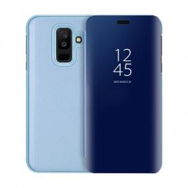 Husa Flip Mirror - Samsung Galaxy A6 Plus (2018) - Albastru