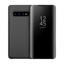 Husa Flip Mirror - Samsung Galaxy S10 Plus - Negru