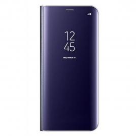 Husa Protectie Flip Cu Stand Samsung Galaxy M20 Tip Oglinda Albastra