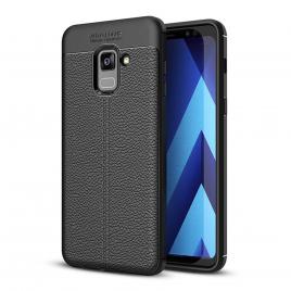 Husa Samsung A8 (2018) - Silicon Slim Focus Gekko Litchi Design - NEAGRA