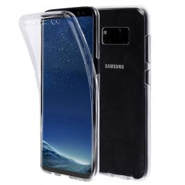 Husa Samsung S8 (G950) - Full Body Gekko 360° (Fata+Spate) - silicon+plastic TRANSPARENTA