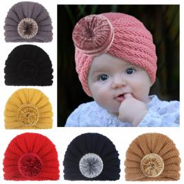 Caciulita crosetata tip turban (marime disponibila: 6-9 luni (marimea 19