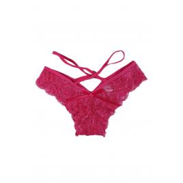 Chiloti dama tanga dantela roz S-M INTL