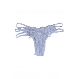 Chiloti sexy dantela alb M INTL