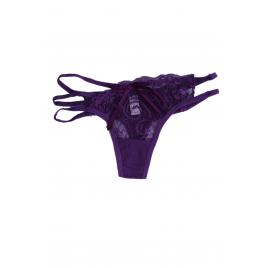 Chiloti sexy dantela mov M INTL