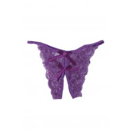 Chiloti sexy dama dantela Mov S-M INTL