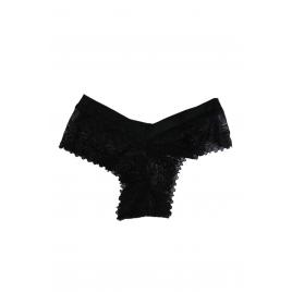Chiloti sexy dama dantela Negru One Size INTL