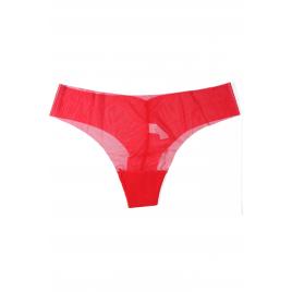 Chiloti sexy dama nylon rosu inchis M INTL