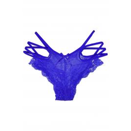Chiloiti sexy dama Hipster dantela Albastru S-M INTL 4 barete
