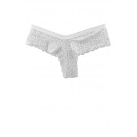 Chiloti dama Tanga Dantela 7201 Alb M INTL