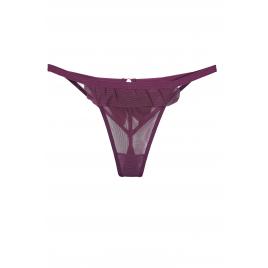 Chiloti sexy dama tanga dantela Mov funda S-M INTL