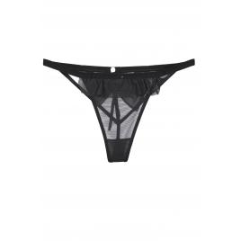 Chiloti sexy dama tanga dantela Negru funda S-M INTL