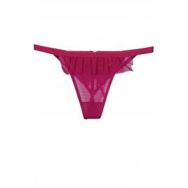 Chiloti sexy dama tanga dantela Rosu inchis funda S-M INTL