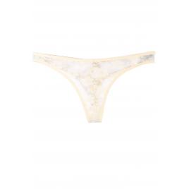 Chiloti sexy dama tanga dantela bej S-M INTL