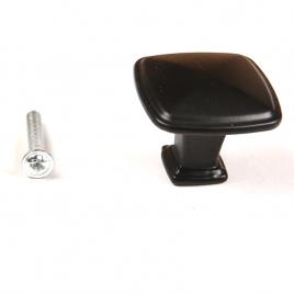 Maner modern cu accesorii Aluminiu Negru Fix Patrat 3 x 2 cm