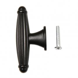 Maner retro cu accesorii Aluminiu Negru Fix 6 x 3 cm