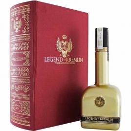 Legend of kremlin gold vodka book, vodka 0.7l
