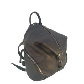 Rucsac, OzzO, Arya, dama, piele naturala, captusit integral interior, 4 buzunare, Negru