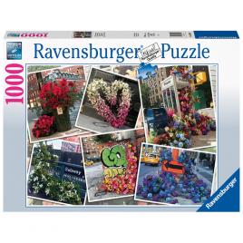 Puzzle flori in new york ravensburger 1000 piese