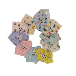 Set 100 de cutii masca tip KN95 pentru copii cu 5 straturi si supapa, ambalate individual, model diferite mix