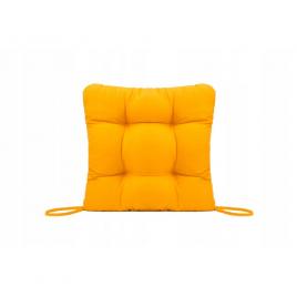 Perna decorativa pentru scaun de bucatarie sau terasa, dimensiuni 40x40cm, culoare galben