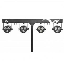 Kit 4 proiectoare led interior 3x6 W, RGBW/FC, SG LEDKITHP3C, SAGITTER PROEL, pentru evenimente interioare