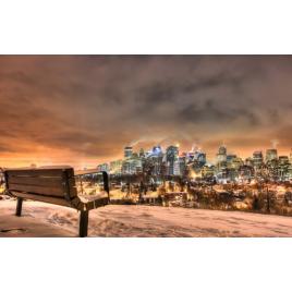 Tablou canvas Feeria nocturna urbana, 100x70 cm