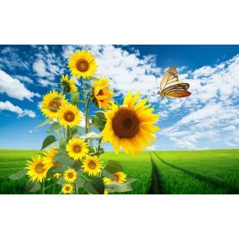Tablou canvas Flori model 34, 100x70 cm