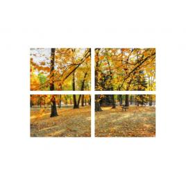 Set tablouri Multicanvas 4 piese 60x40 cm, peisaj 50