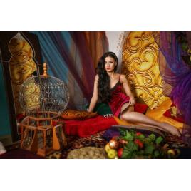 Tablou canvas 50x35 cm, model Portret fata 40