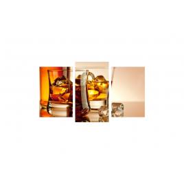 Tablou multicanvas 3 piese 150x90 cm, Food and Drinks model 15