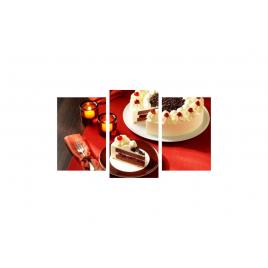 Tablou multicanvas 3 piese 150x90 cm, Food and Drinks model 23